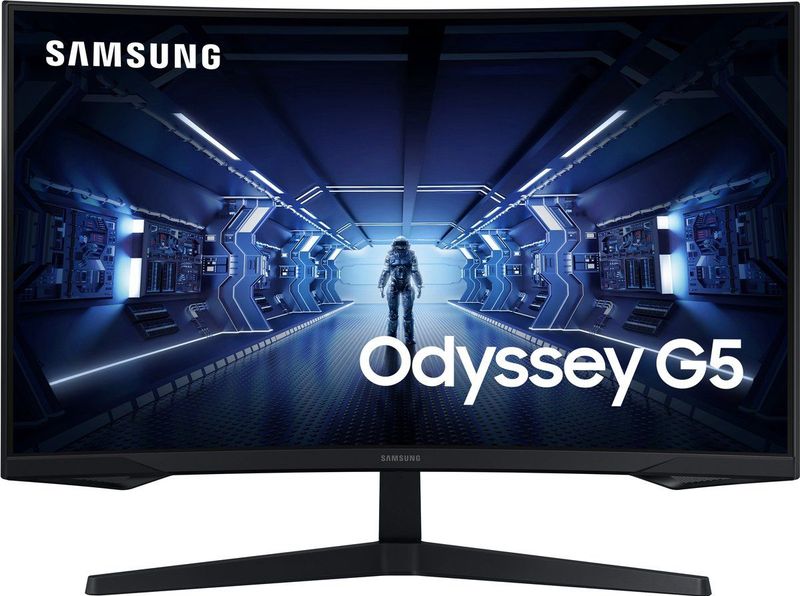 Samsung - Odyssey G5 G55T - Gamingmonitor - Zwart - 81,3 cm - 2560 x 1440 Pixels - Quad HD - LED