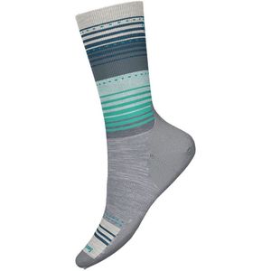 Smartwool - Everyday Stitch Stripe Crew - Lange Sokken - Grijs