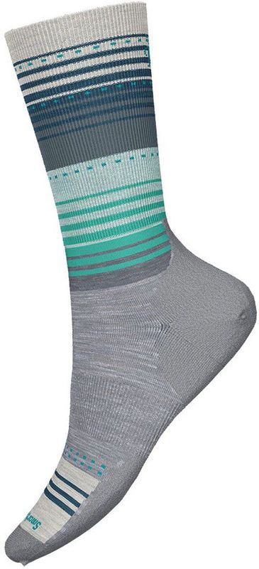 Smartwool - Everyday Stitch Stripe Crew - Lange Sokken - Grijs