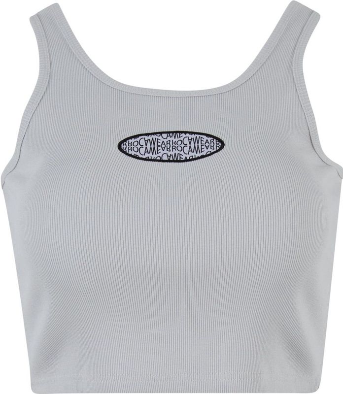 ROCAWEAR - Top - Grijs/Zwart - Mouwloos - Slanke Pasvorm