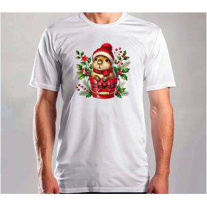 Capy Noorderlicht - T Shirt - MerryChristmas - ChristmasVibes - Funny - Sarcasm - VrolijkKerstfeest - Kerstmis - Grappig - Sarcasme - Capybara - Capy
