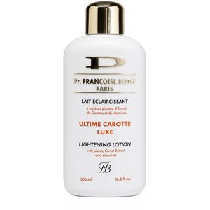 François Bedon Ultimate Carrot Luxury Lightening Milk Lotion 500ml - Met SPF Zonnebescherming, 100% Natuurlijk met Wortel- en Kruidenextract | Voedend & Verhelderend met Kajal Sticker