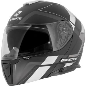 Bogotto - FF403 Murata - Systeemhelm - Wit Zwart Grijs