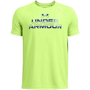 Under Armour - Tech Split Wordmark - T-shirt - Korte Mouwen