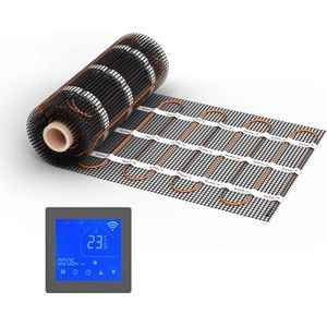 Elektrische vloerverwarming voor tegels: verwarmingsmat WARMON CLASSIC 150 W/m², ultradunne tweeaderige verwarmingsmat met thermostaat MCS 450