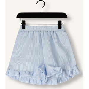 Salty Stitch Salty Short Met Ruffles - Salty Stripes Meisjes - Korte Broek - Blauw - Maat 176