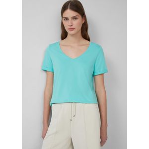 s.Oliver - T-Shirt - Zacht Katoen - V-hals - Effen Basic - Normale Pasvorm