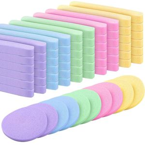 Facial Sponzen - 60 Stuks - Gecomprimeerde Reinigingssponzen voor Gezicht - Make-up Tools - Spa - Peeling - Was Sponzen