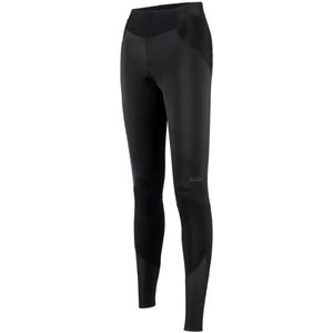 Nalini - Fietsbroek lang zonder bretels - Wielrenbroek - Thermo gevoerd - Winddicht - Dames - RIDE WIND LADY TIGHT - BLACK - S
