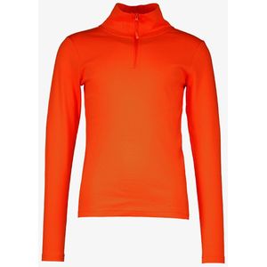 Mountain Peak kinder thermoshirt met rits zwart - Maat 110