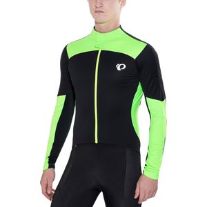 PEARL iZUMi P.R.O. Pursuit Fietsshirt lange mouwen Heren groen/zwart Maat M