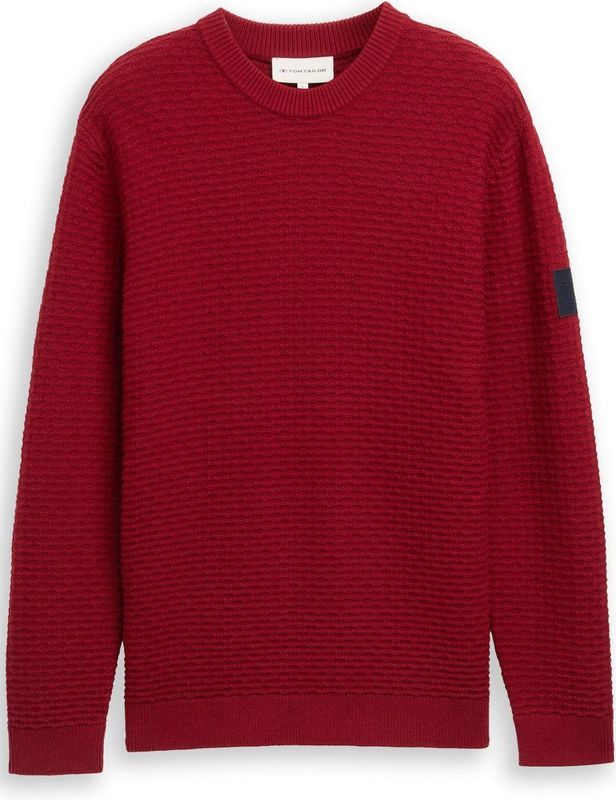 Tom Tailor Gebreide trui met ronde hals
