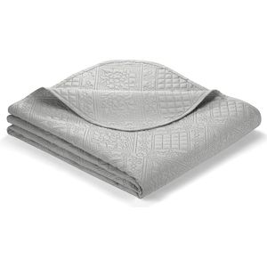 Ibena - Nancy - Sprei - Lichtgrijs - 100% Polyester, 280x250 cm