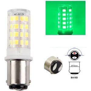 BA15D - 12V tot 24V LED Signaallamp – Groen - 3W - Marine