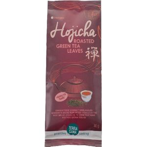 Terrasana Hojicha geroosterde groene theeblaadjes 40 gram