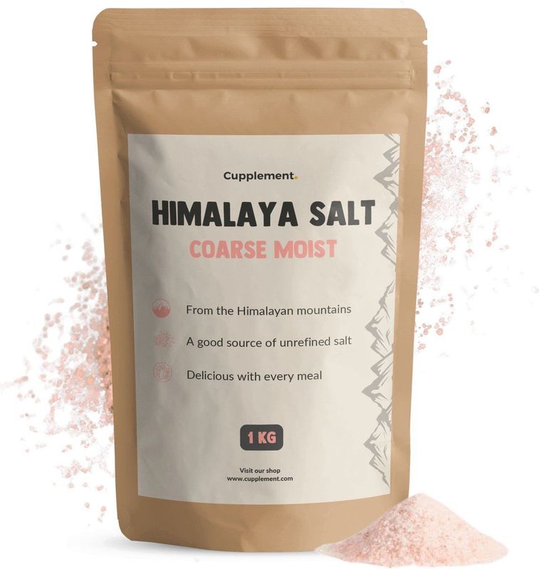 Cupplement - Himalaya Zout - 1 kg - Natuurlijk Kristalzout - Grof & Fijn