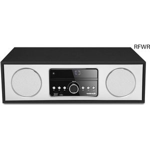 RFWR® Compacte Stereo digitale Radio met CD-speler en Bluetooth - Elegante Muziekinstallatie met FM/DAB+ en USB