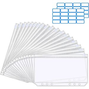 Binder mappen met rits - set van 18 stuks