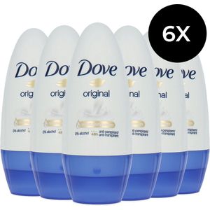 Dove - Original - Deodorant Roller - 6 x 50 ml