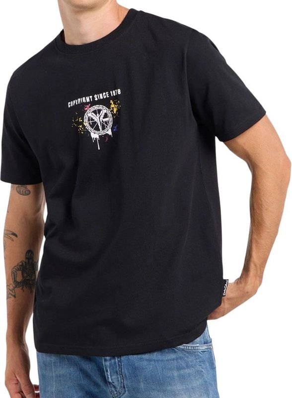 Carlo Colucci Heren T-shirt Zwart C2036/20
