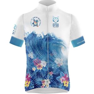 Otso Colors Korte Mouw Wielertrui Wit S Man