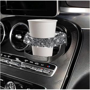 Bekerhouder voor auto - universele bekerhouder - verstelbare ventilatiehouder - bekerhouder voor ventilatie in de auto - zwart