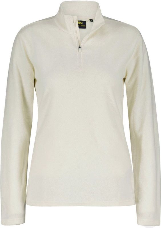 NOMAD® Fleece Vest Dames | Maat S | Wit | Stretch Fleece Trui | Sweater met halve rits | Warm en Ademend