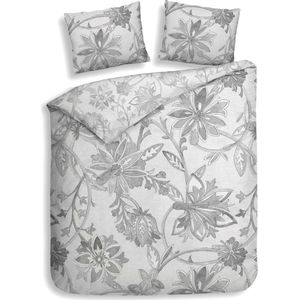 Dekbedovertrek - Grijs - Katoen - 240x220 cm