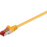 CAT6 S/FTP (PIMF) patchkabel / internetkabel 25 meter geel - netwerkkabel