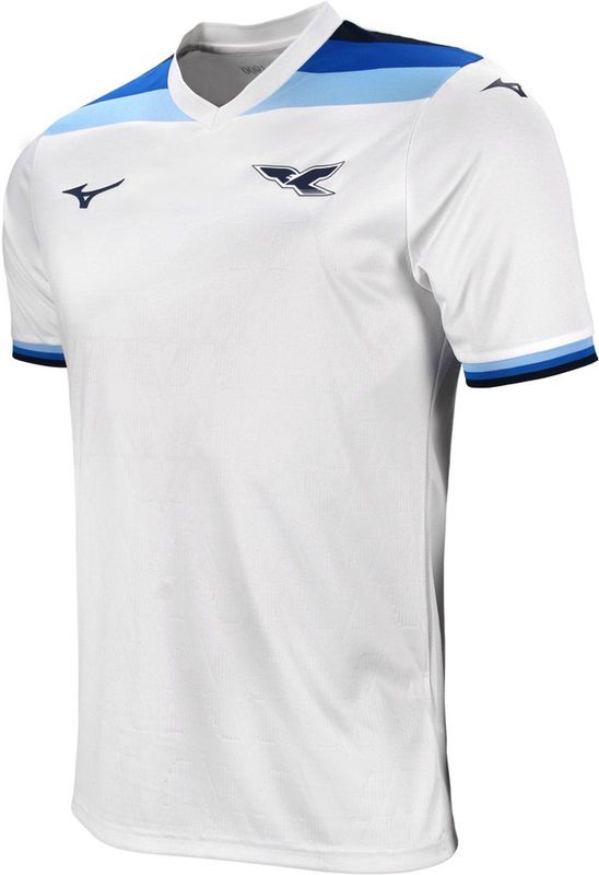 Mizuno - Lazio 125th Thuis T-shirt - Blauw - Korte Mouwen - Sportshirt