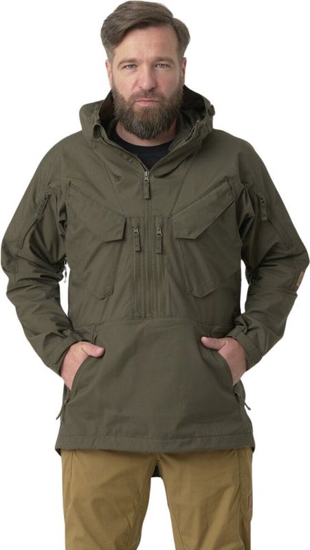 Helikon-Tex PILGRIM ANORAK JAS - DuraCanvas, TAIGA GROEN, S
