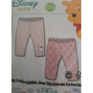 Disney baby poeh set van 2 broekjes maat 74/80