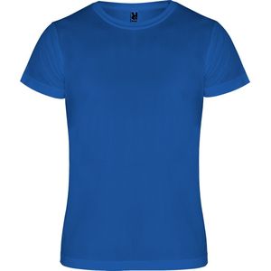 2 Kobalt Blauw unisex sportshirt korte mouwen Camimera merk Roly maat M