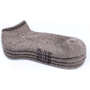 Mongolian Made 2-paar Wollen Sokken van 100% Schapenwol – Warme, Zachte & Ademende Heren- en Dames Sokken – Maat 37-48