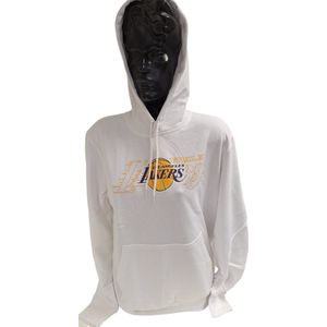 LA.LAKERS - NEW ERA- HOODY- TEAM LOGO- WHITE -L
