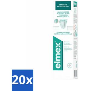 20 x Elmex Tandpasta Sensitive Professional 75 ml - Tandhalscariës - Terugtrekkend Tandvlees
