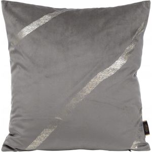 Eurofirany BLINK Decoratieve Kussensloop 45x45 cm Grijs/Licht Goud