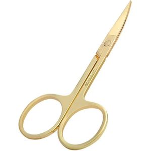 Wenkbrauw Schaar | Wenkbrauw Schaartje | Baard Schaartje | Trimmer | Gebogen Schaar | Goud