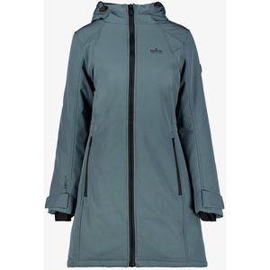 Kjelvik gewatteerde dames softshell jas blauw - Maat S