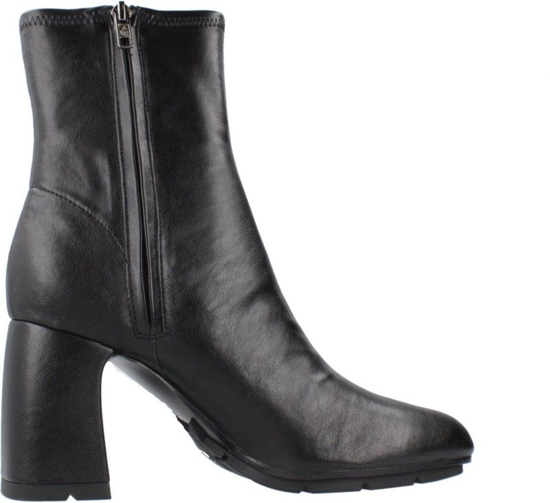 Ash - Eclat Bis - Enkellaars - Zwart - Blokhak - 8 cm