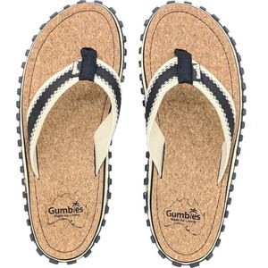 Gumbies | Corker | Teenslippers | Unisex  | Zwart | Maat 37