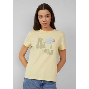 T-shirt - Katoen - Zwart - Normale Pasvorm