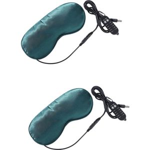 Verwarmd USB Oogmasker - 2 Sets Slaapmasker - Met Stoom en Temperatuurregeling