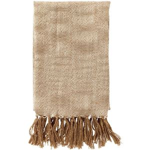 Dutch Decor - LORA - plaid 130x170 cm - gemêleerd - Greige - bruin