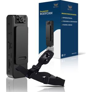 Ferodelli Bodycam - HD - WiFi - Met App - Inclusief Harnas