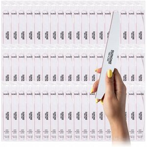 SUNONE Nagelvijlen 50 stuks 180/240 Bootvorm Wit