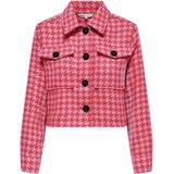 ONLY - ONLKIMMIE LIFE SHORT JACKET - Dames Jas - High Risk Red Super Pink