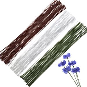300 Bloemdraadstaafjes 26 Gauge 35,6 cm - Perfect voor Bloemstukken, Bruiloft Corsages en Knutselprojecten