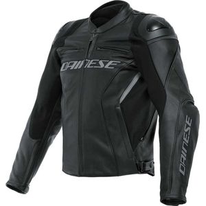 Dainese Racing 4 Leather Jacket S/T Black Black 110 - Maat - Jas