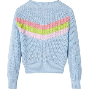 Kindertrui gebreid - Maat 92 - Blauw - 100% katoen